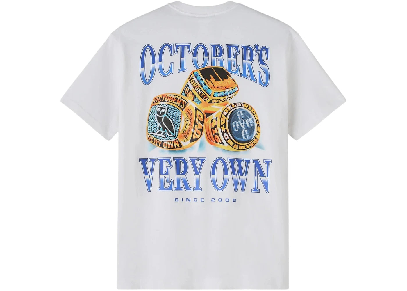 OVO Championship Rings Tee White