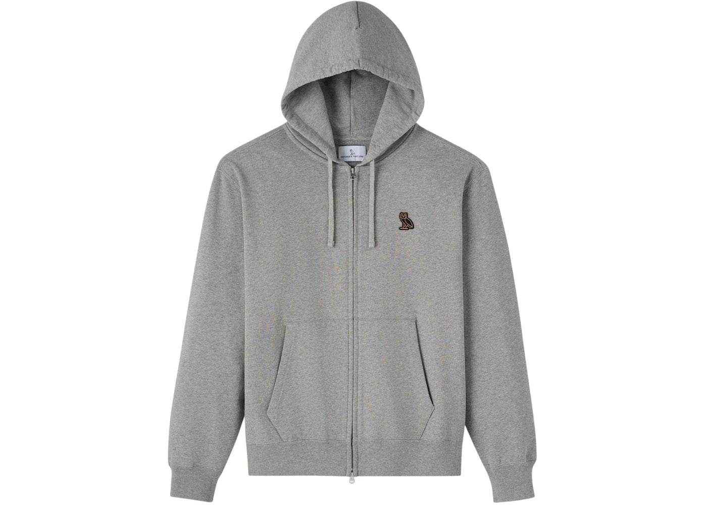 OVO Classic Full-Zip Hoodie Heather Grey