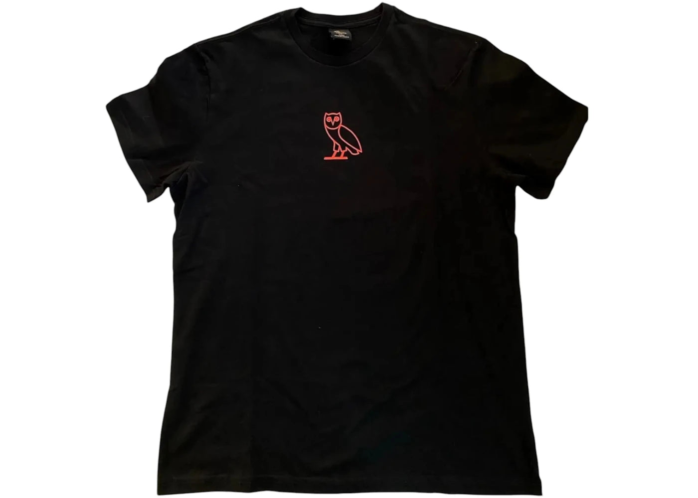 OVO Classic Orange Owl T-shirt Black