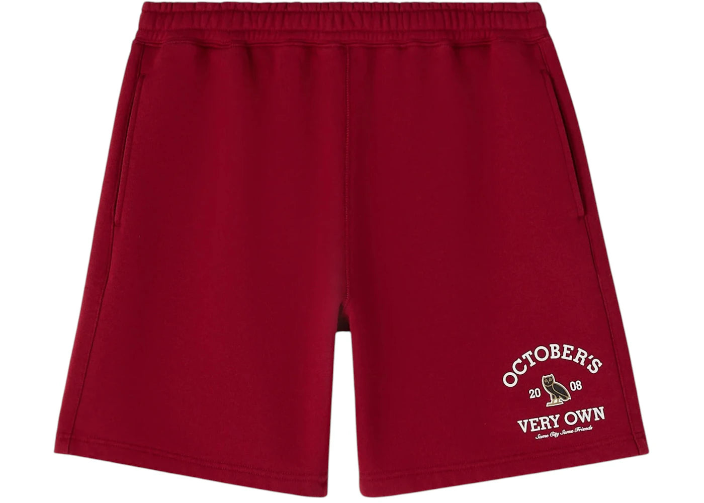 OVO Collegiate Shorts Deep Red