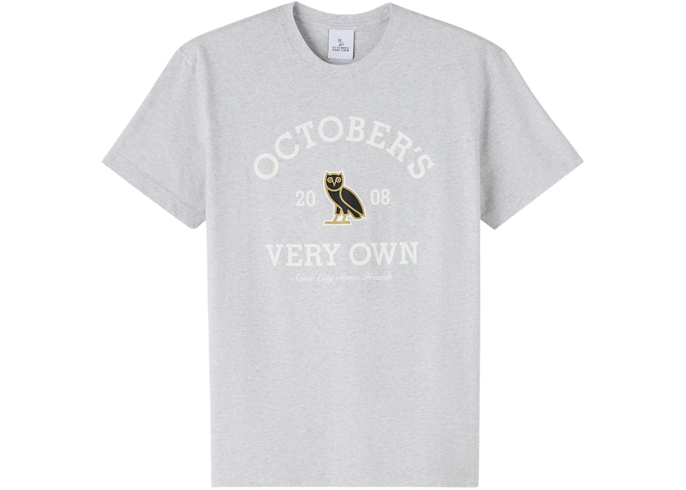 OVO Collegiate T-Shirt Ash Heather Grey