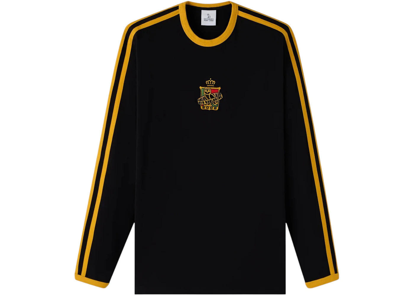 OVO Crest Long-Sleeve T-Shirt Black