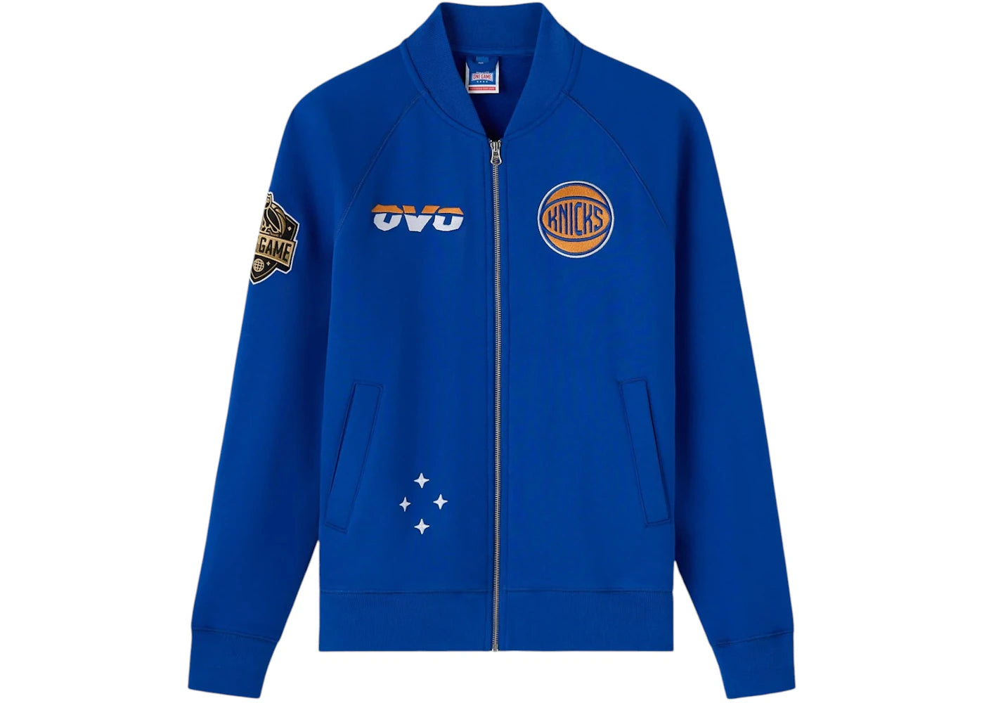 OVO NBA New York Knicks Fleece Jacket Blue