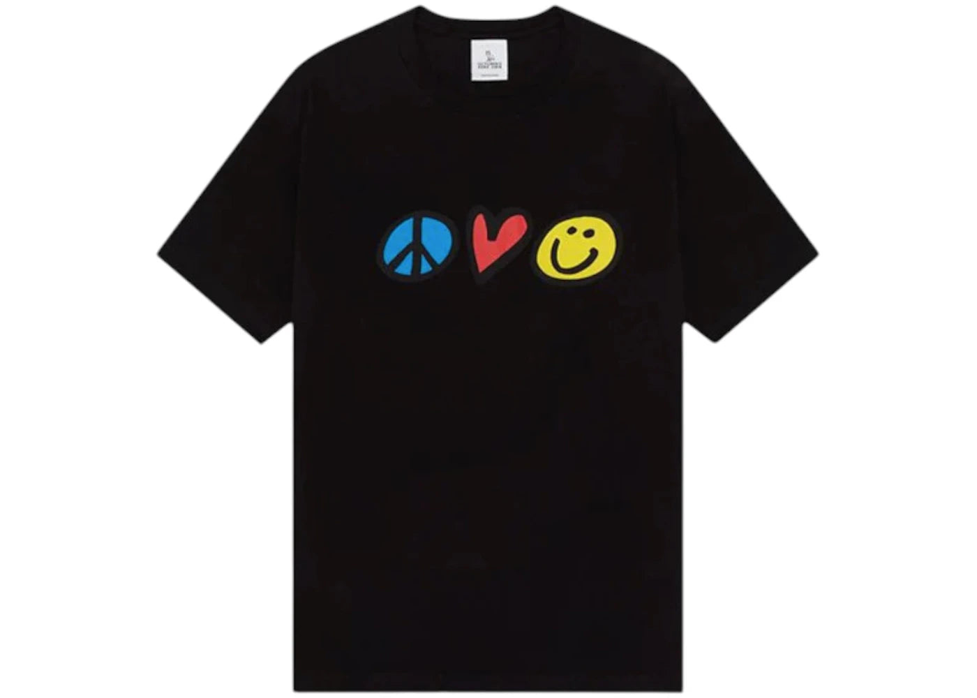 OVO Peace Love and Happiness T-Shirt Black