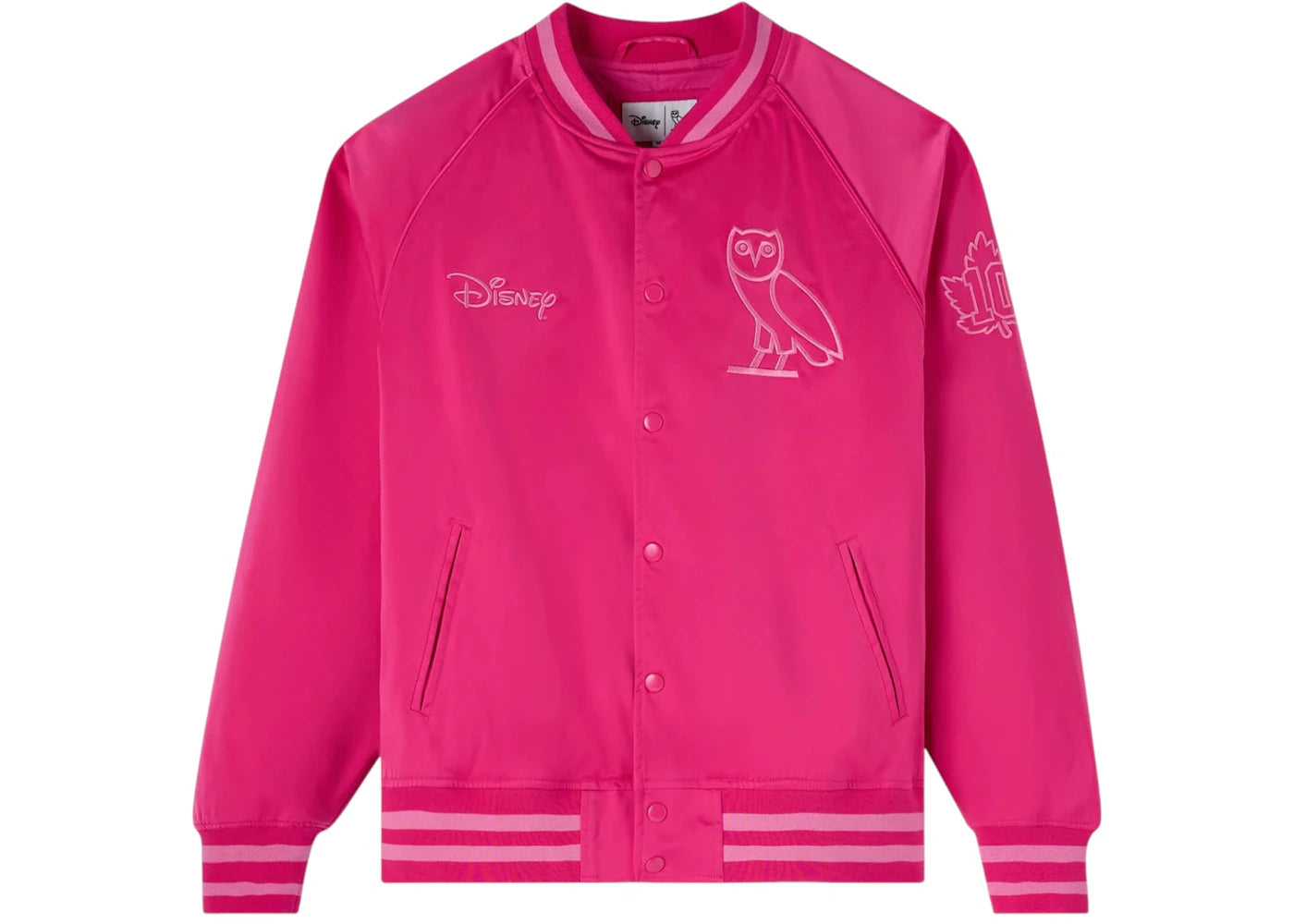 OVO x Disney Valentine's Satin Jacket Fuchsia
