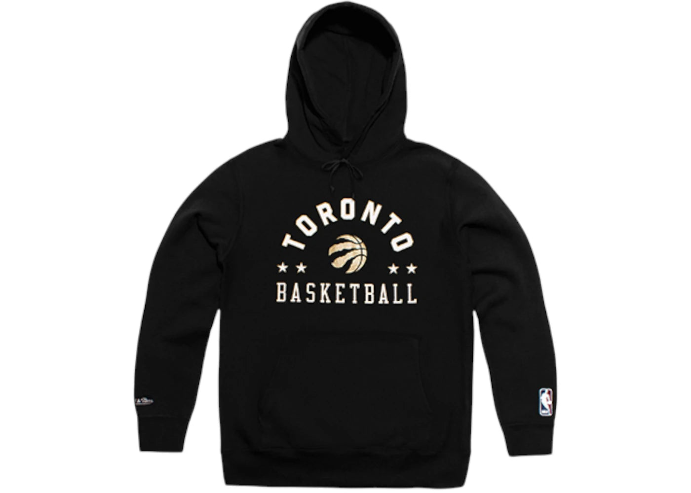 OVO x Mitchell & Ness Raptors Toronto Basketball Hoodie Black