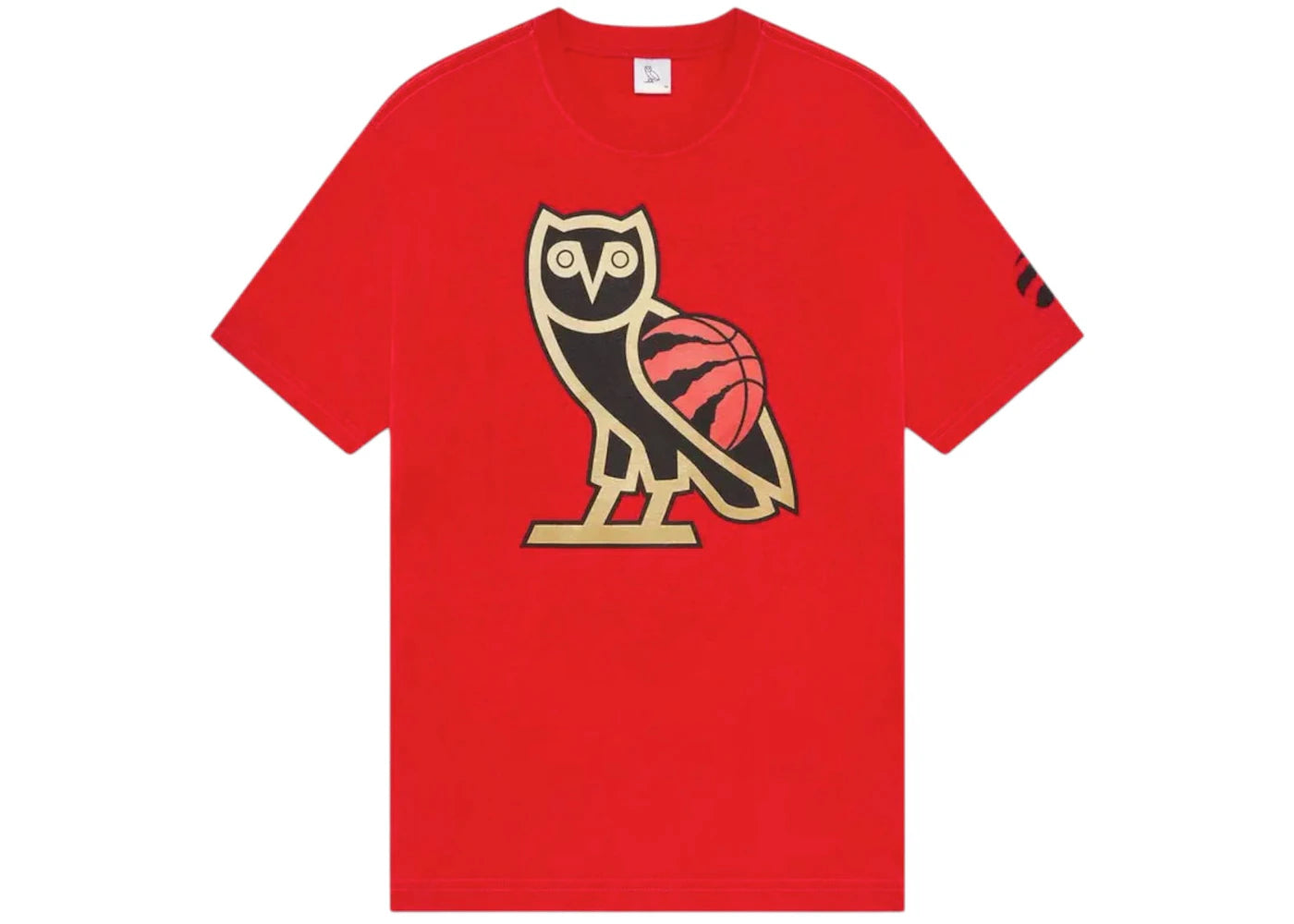 OVO x NBA Toronto Raptors OG Owl T-shirt Red