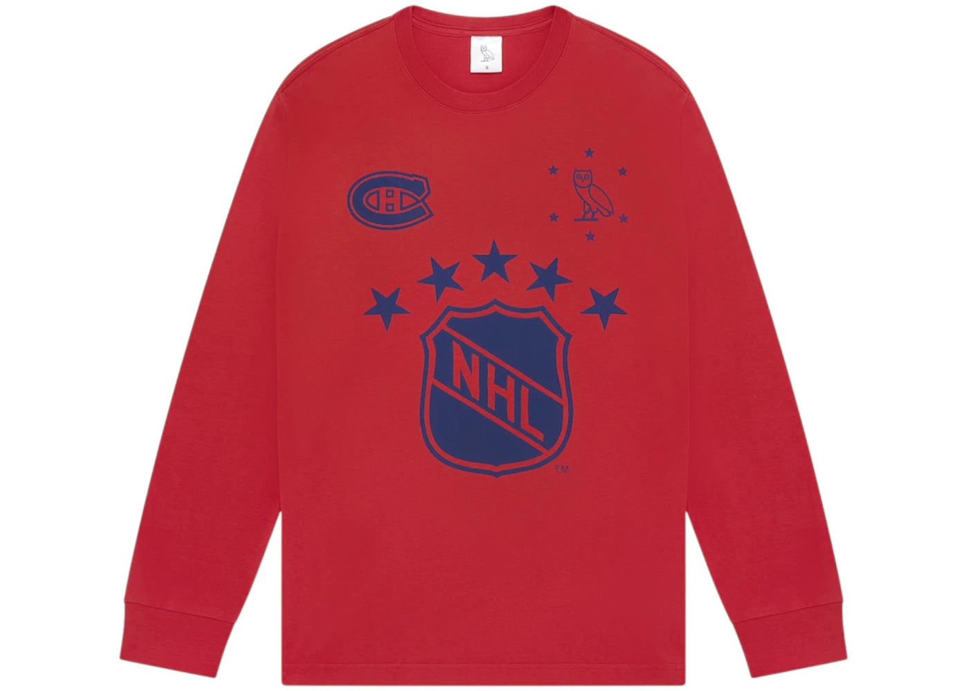 OVO x NHL Montreal Canadiens L/S T-shirt Red