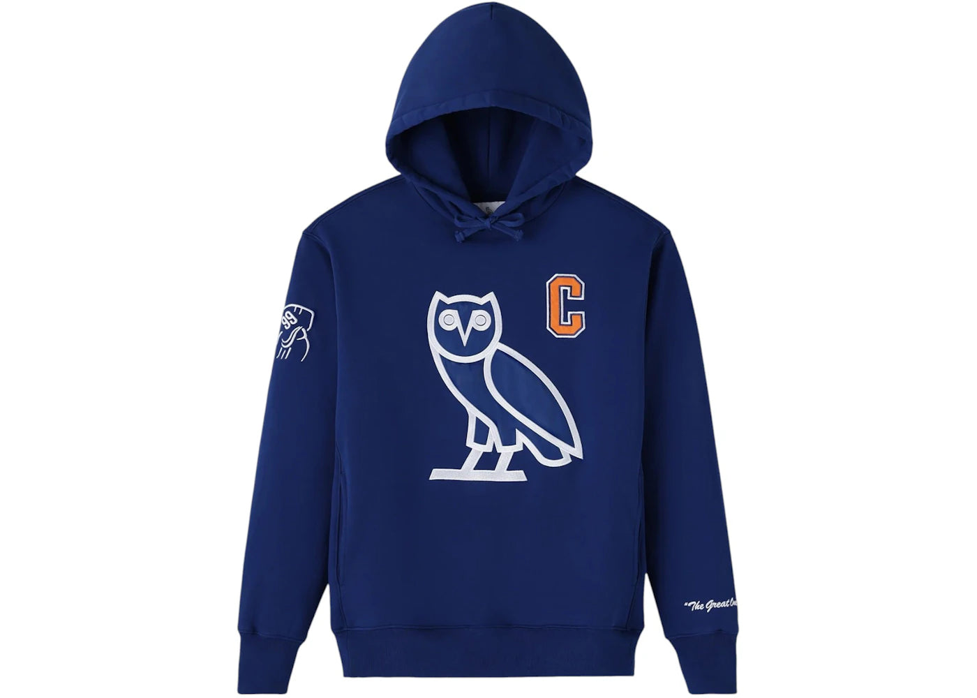 OVO x NHL Wayne Gretzky Icon Hoodie Blue