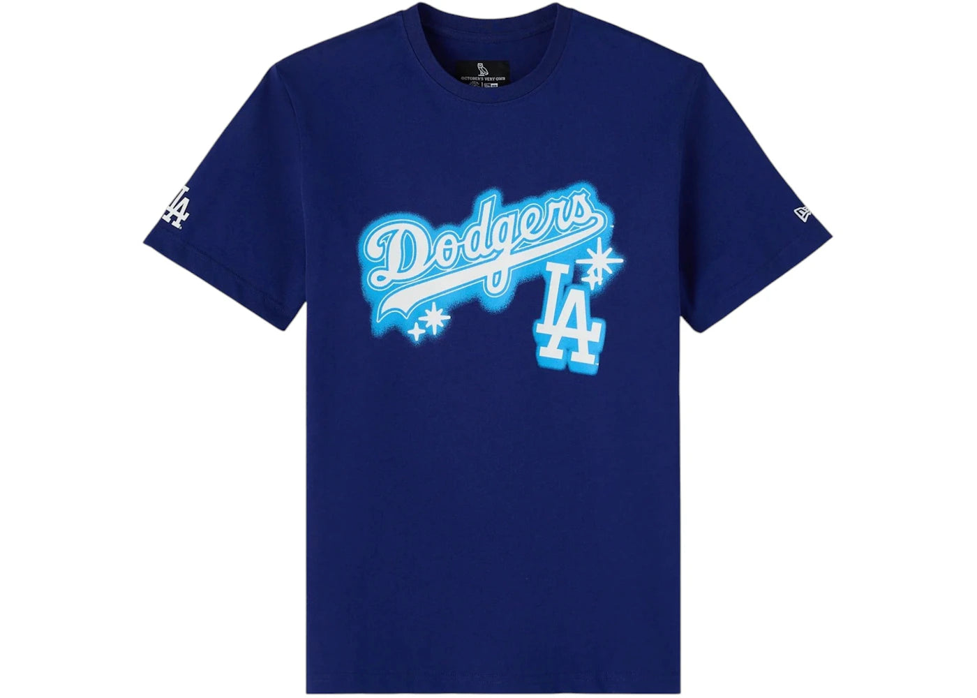 OVO x New Era MLB Los Angeles Dodgers T-shirt Blue