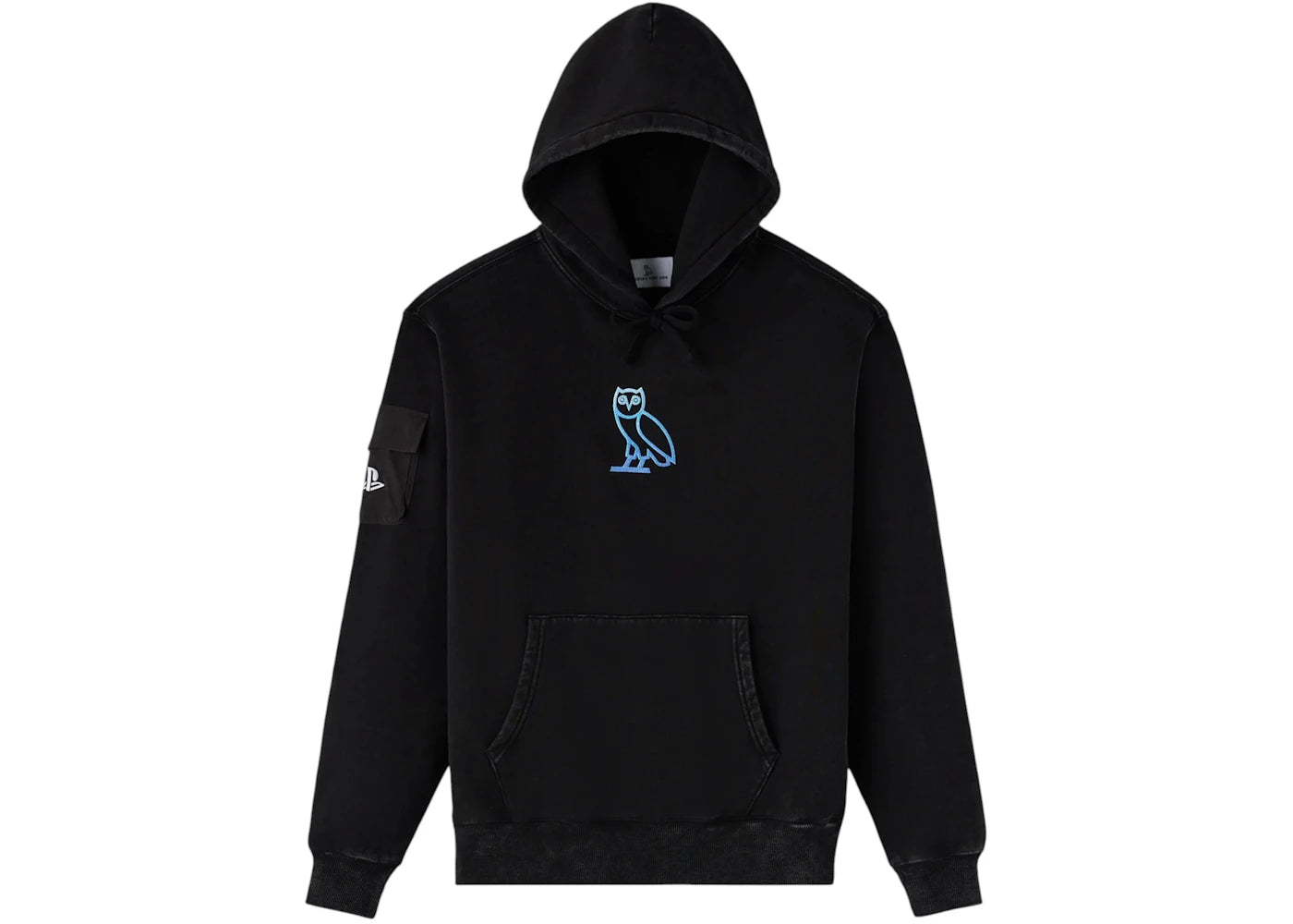 OVO x PlayStation Gradient Classic Owl Garment Dyed Utility (Canada Exclusive) Hoodie Black