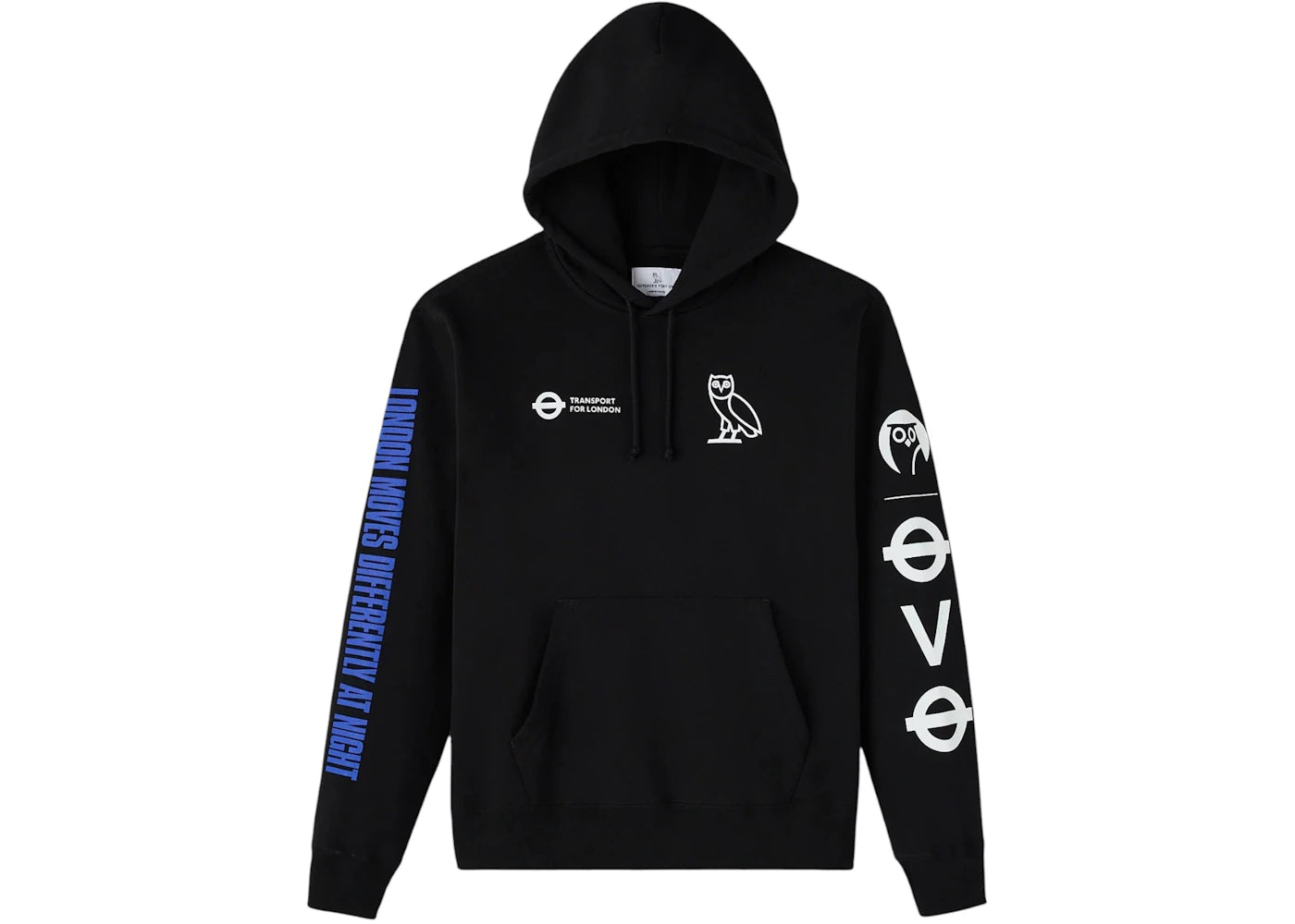 OVO x Transport London Night Tube Hoodie Black
