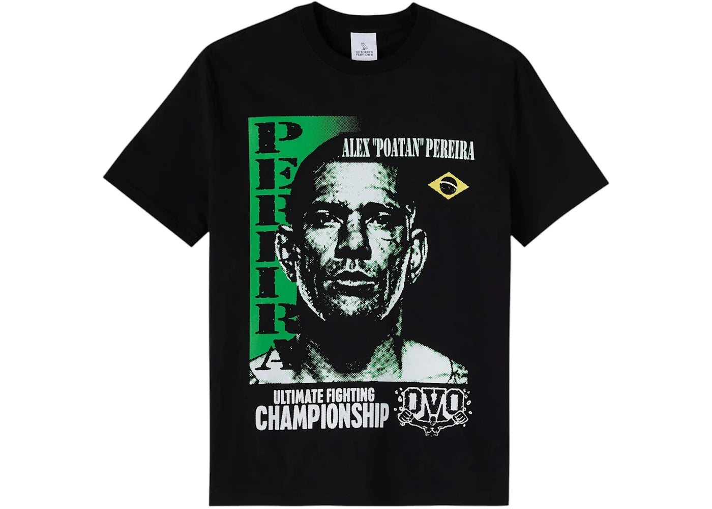 OVO x UFC Fighters Alex Pereira T-shirt Black