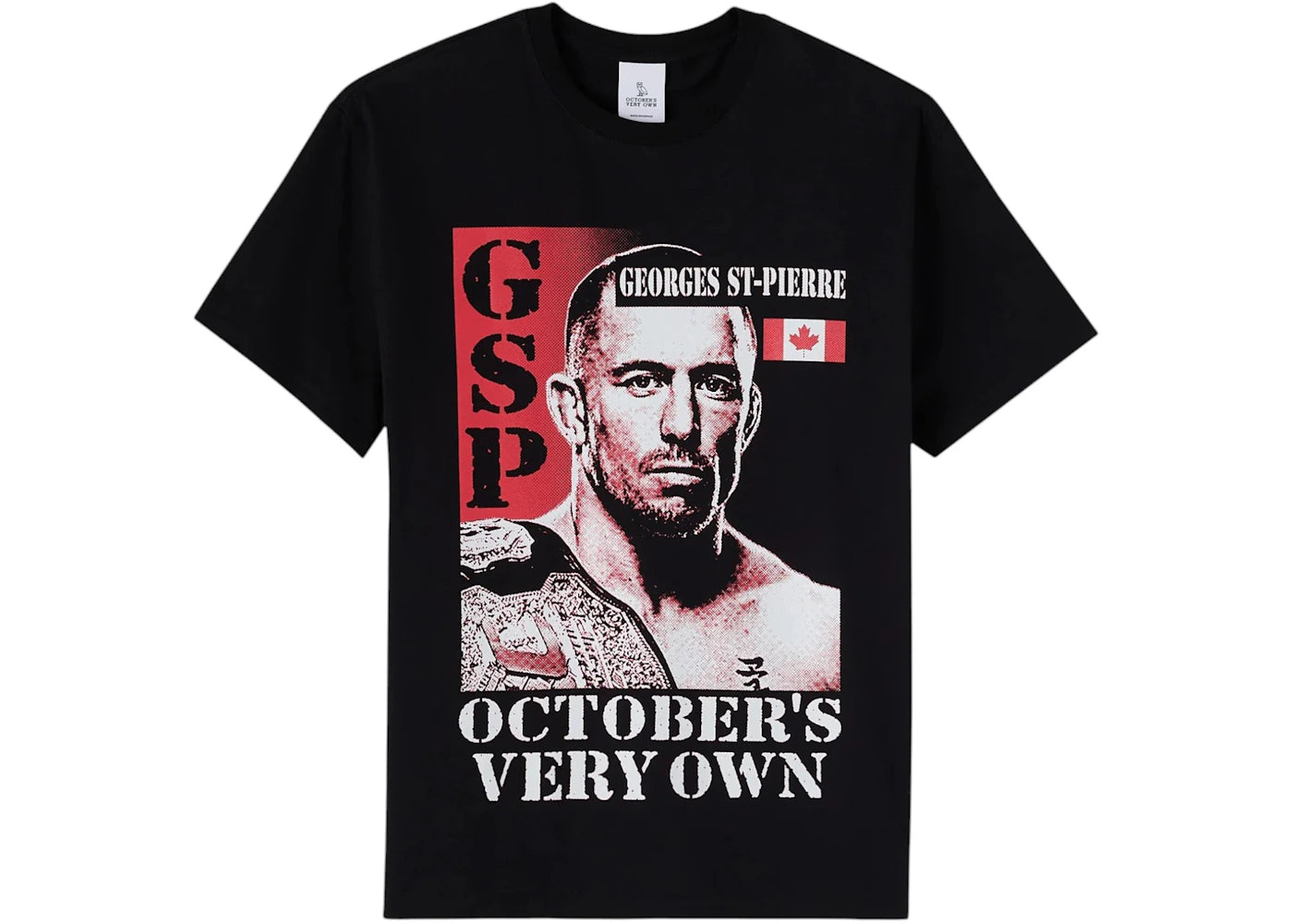 OVO x UFC Fighters T-Shirt GSP/Black