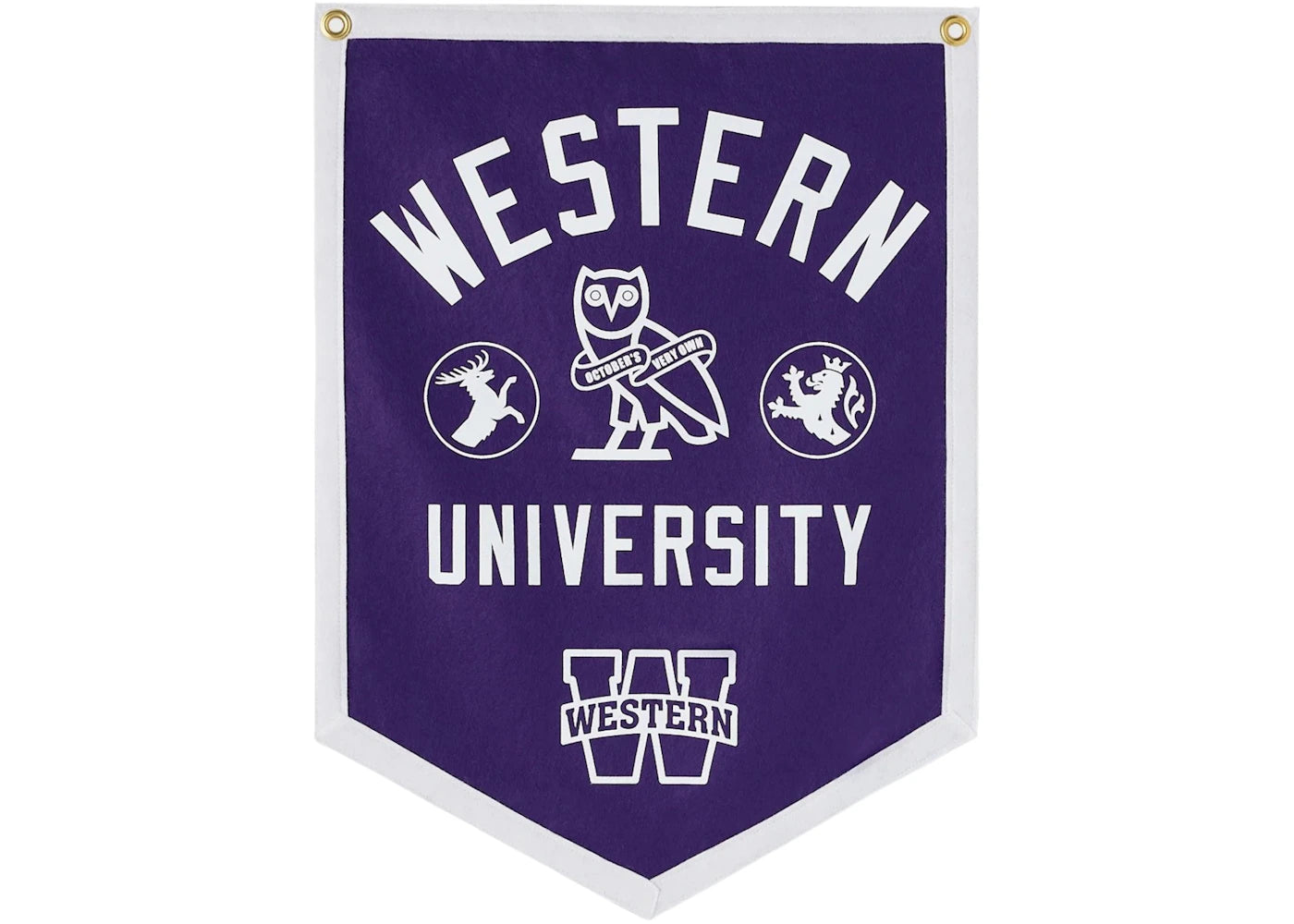 OVO x Western University Banner Purple