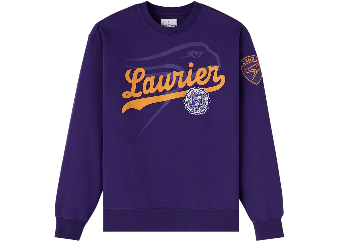 OVO x Wilfrid Laurier University Golden Hawks Crewneck Purple