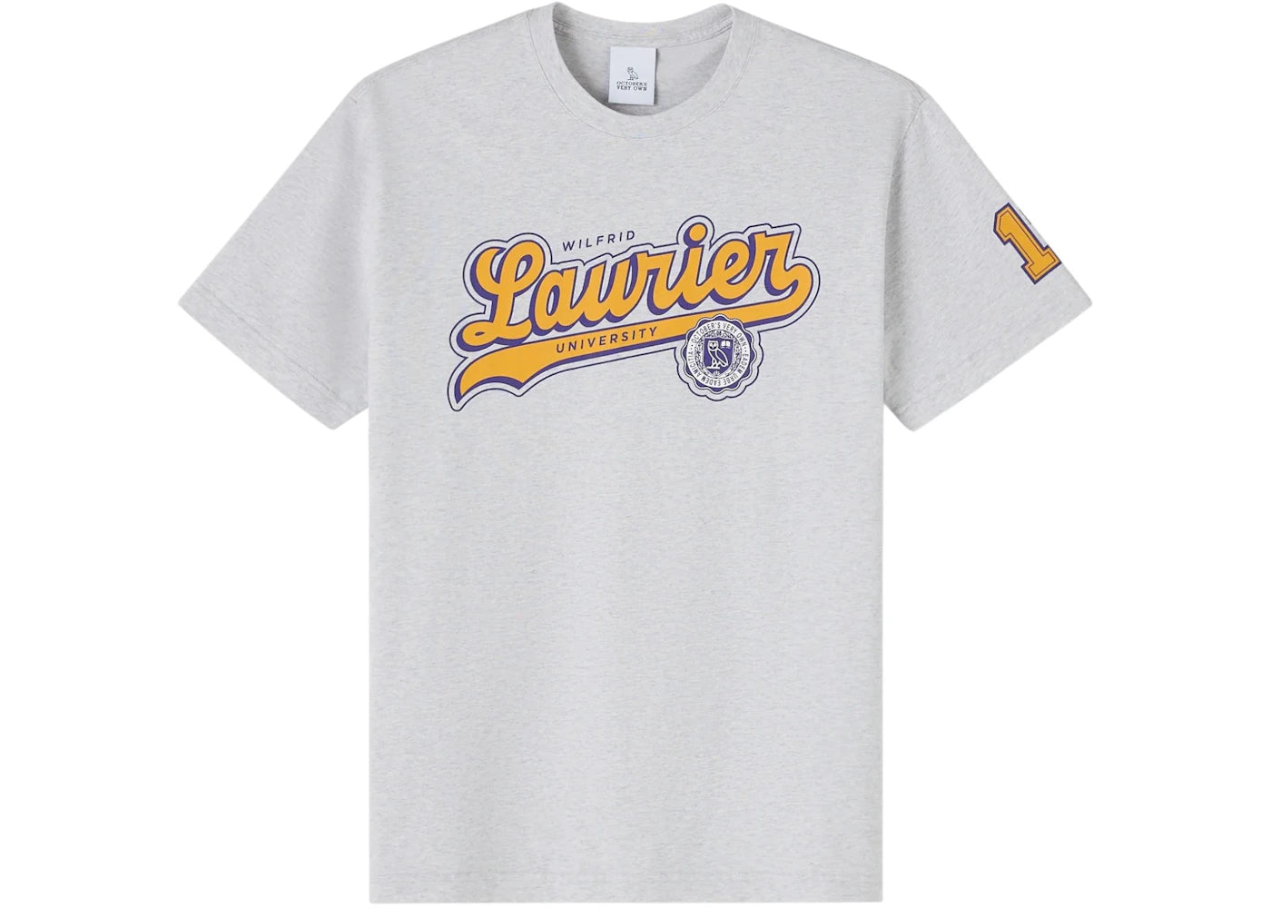 OVO x Wilfrid Laurier University T-shirt Ash Heather Grey