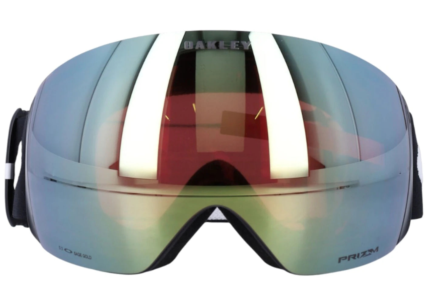 Oakley Flight Deck L Sunglasses Matte Black Sage Gold (OO7050-C0)