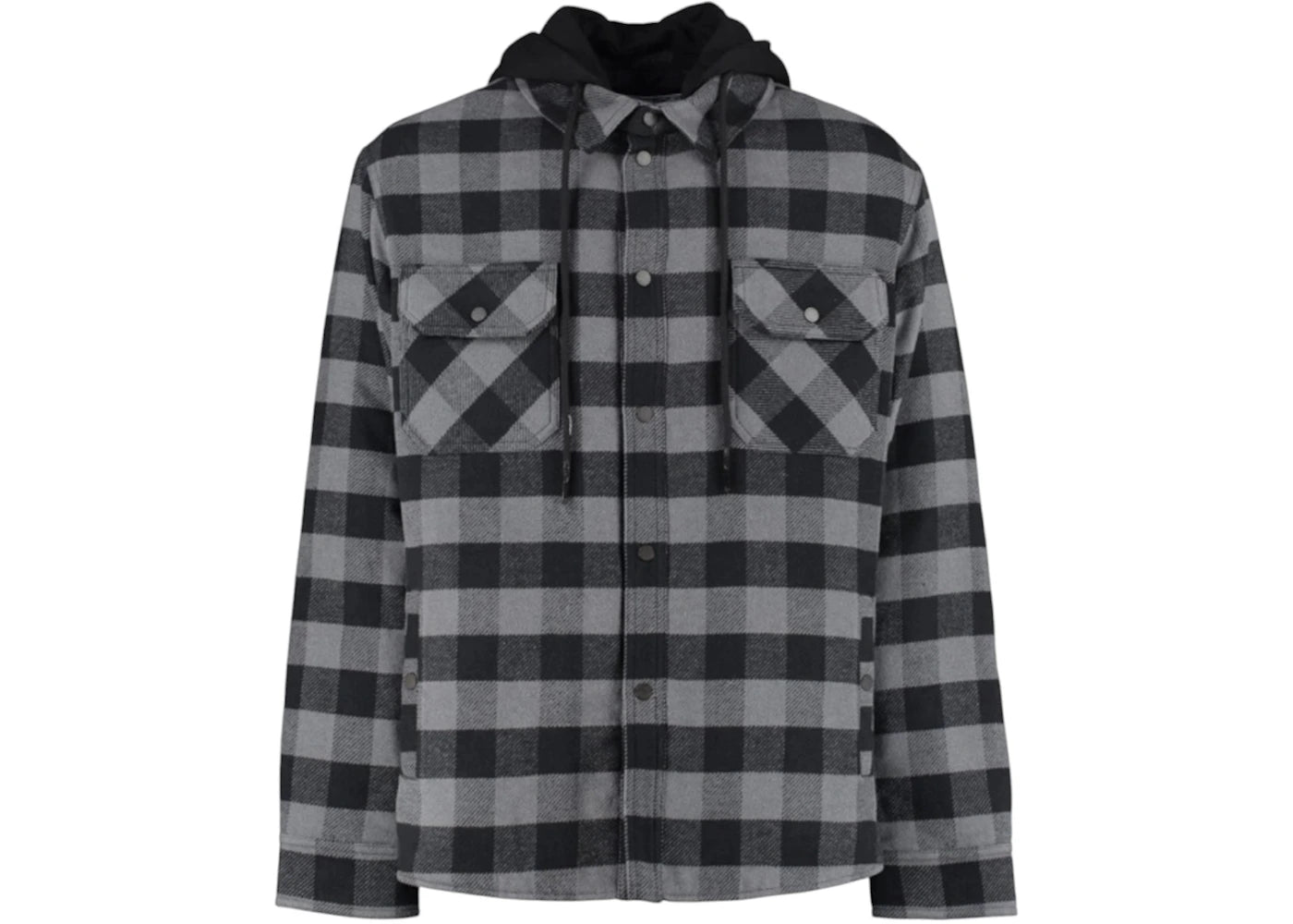 OFF-WHITE Arrow Padded Flannel Jacket Grey