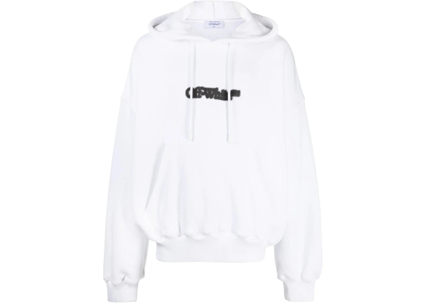OFF-WHITE Blurr Book Over Hoodie White