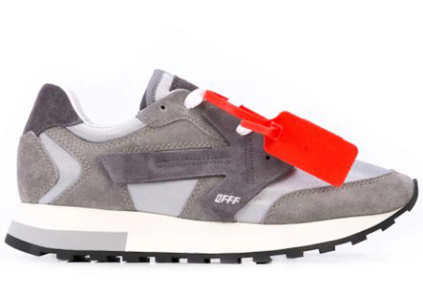 Off-White Suede Runner Grey (Women's)