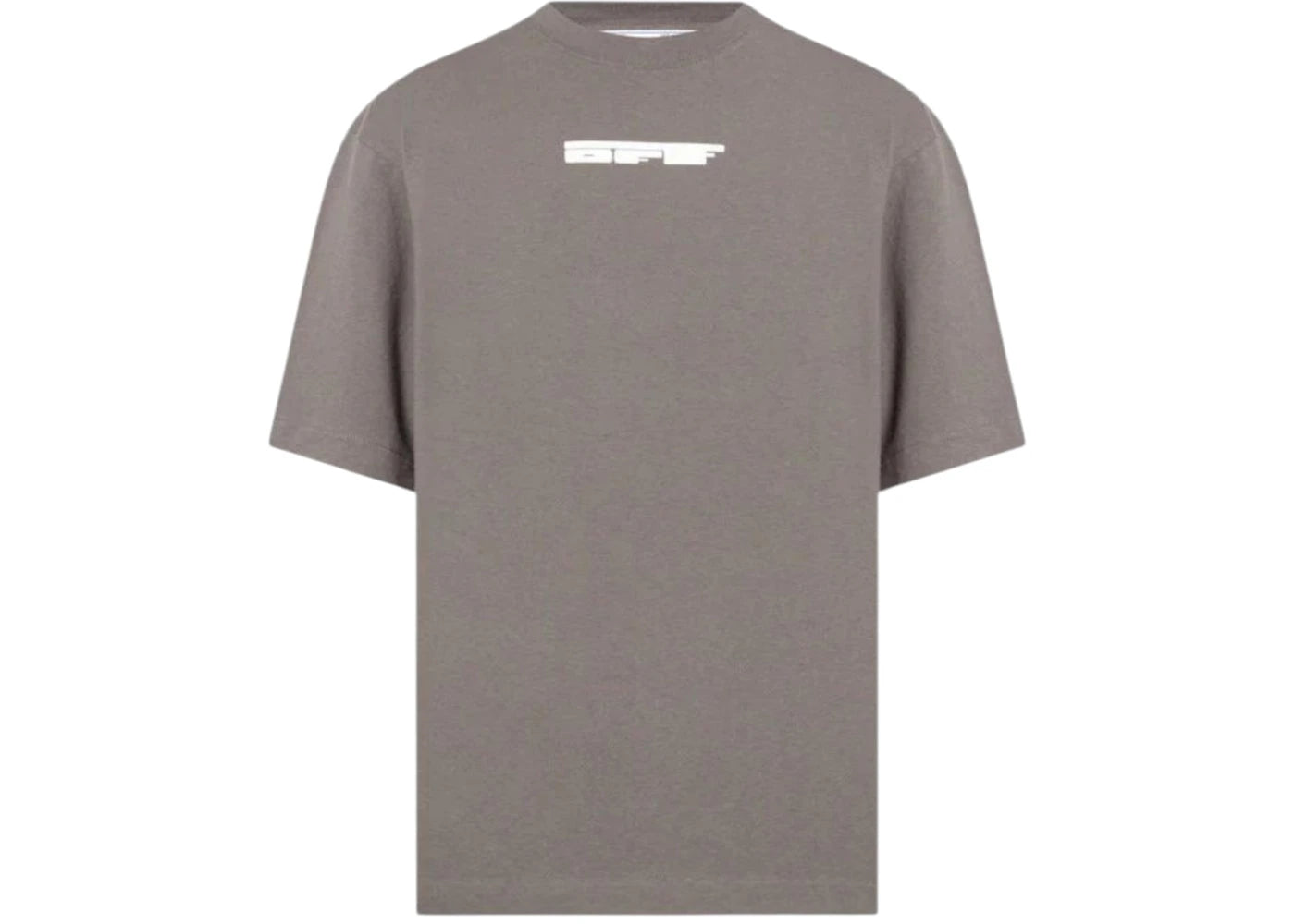 OFF-WHITE Teddy Arrow Logo Over Skate Fit Steel T-Shirt Grey