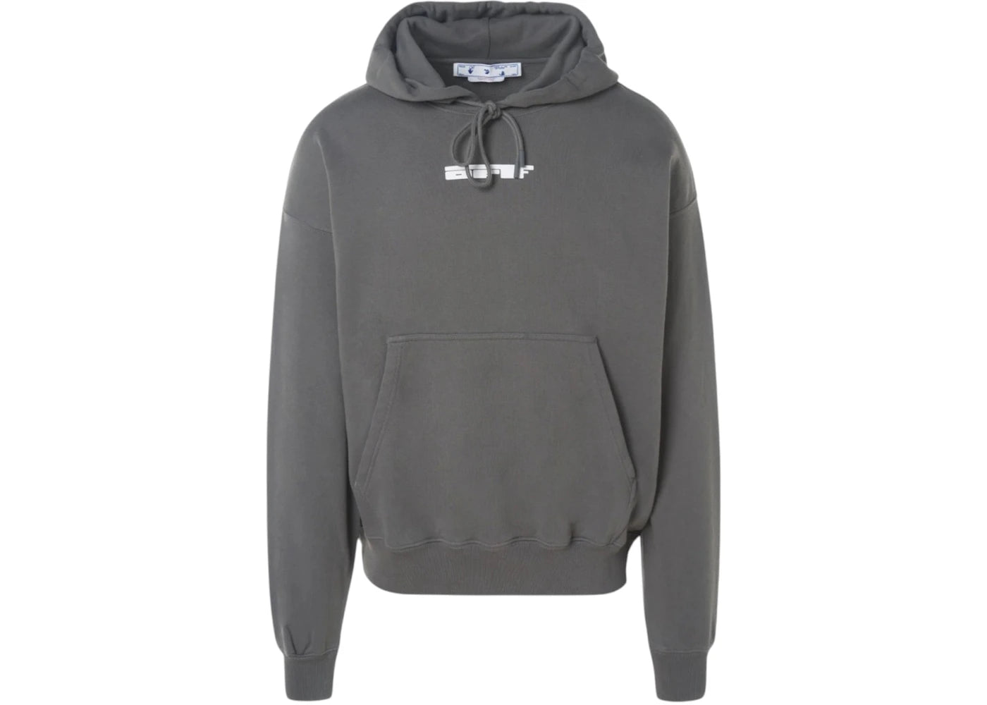 OFF-WHITE Teddy Arrow Skate Fit Steel Hoodie Grey