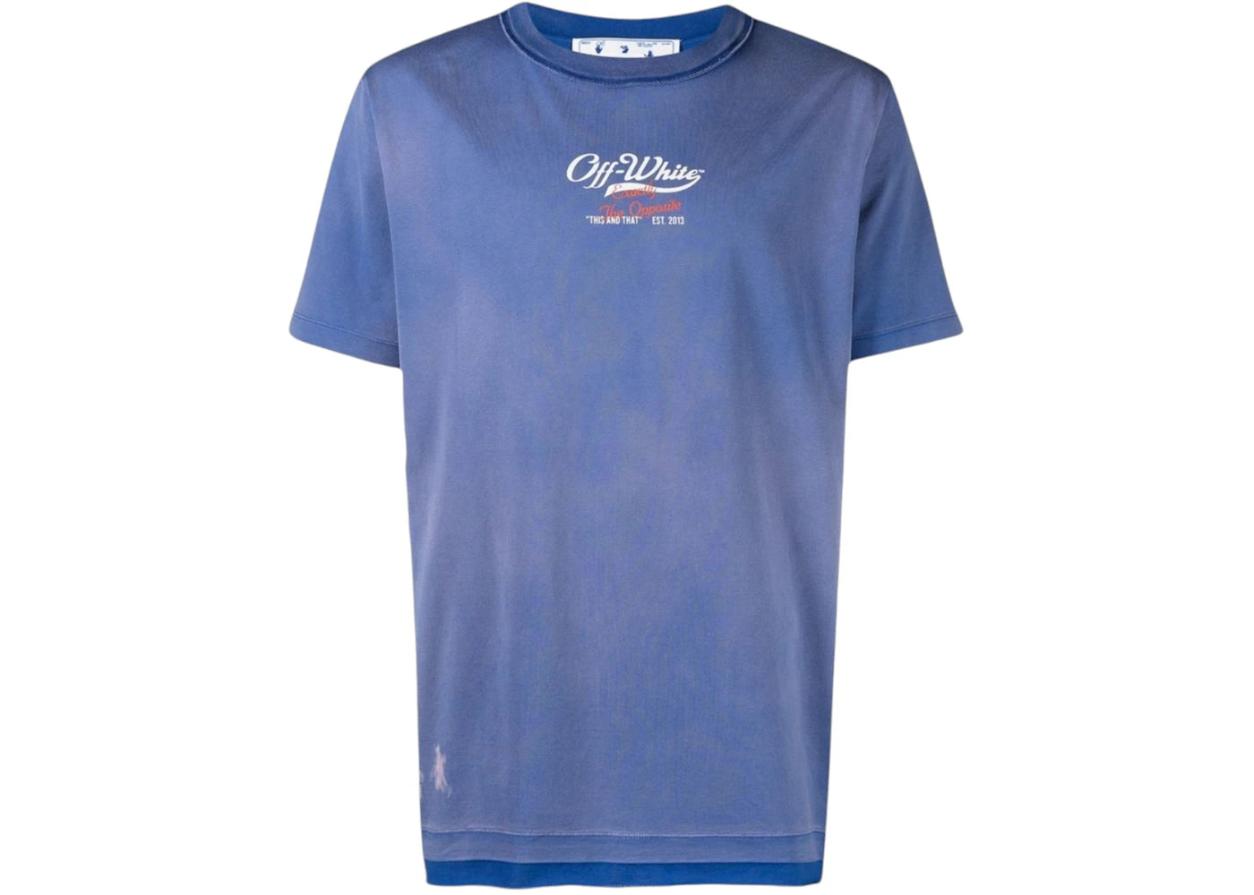 OFF-WHITE Wave Off Raw Slim Fit T-Shirt Purple