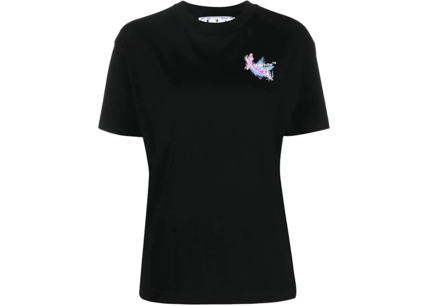 OFF-WHITE Women's Hotchpotch Arrow Casual Tee T-Shirt Black