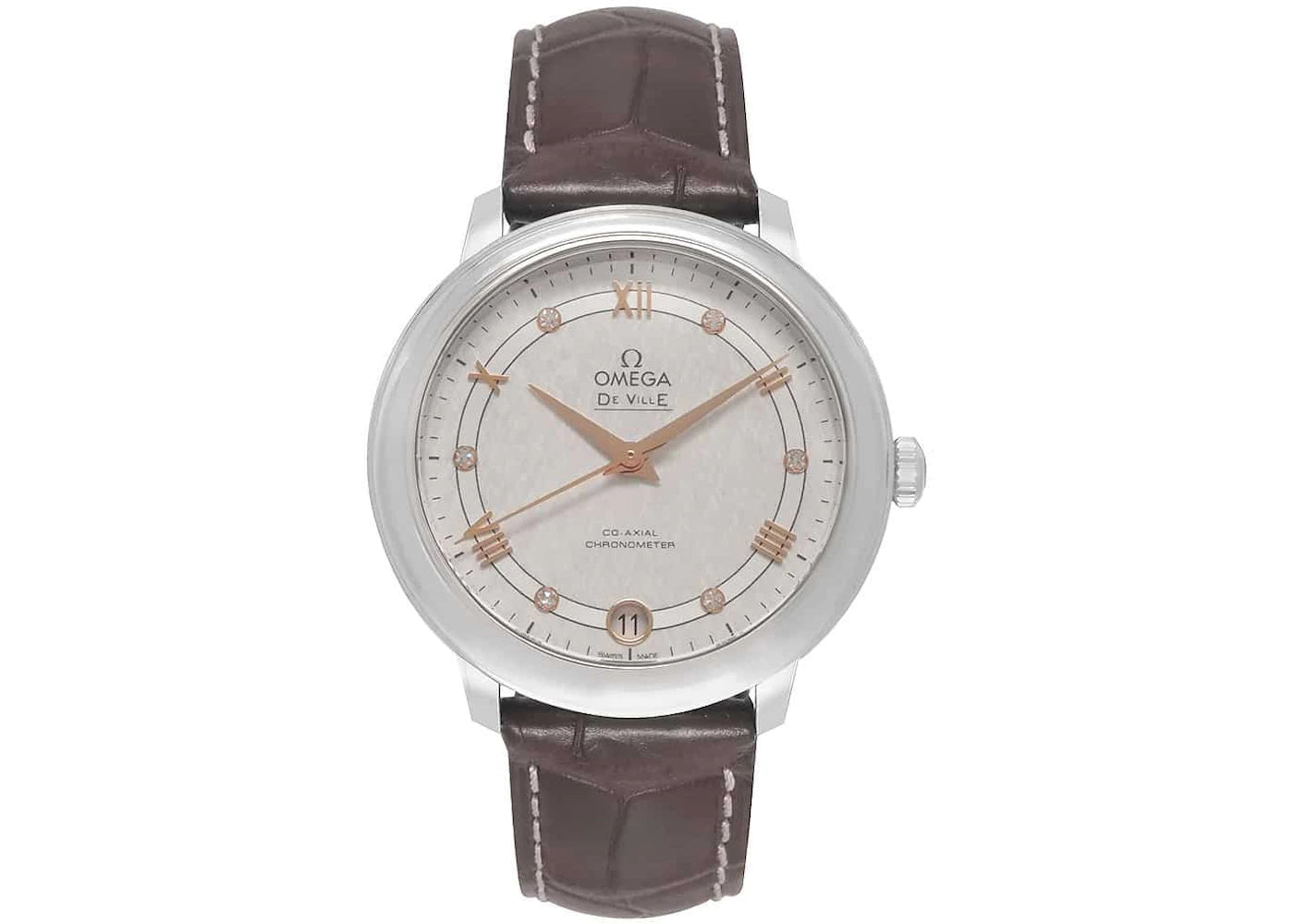 Omega De Ville Prestige Brown Leather 424.13.33.20.52.001