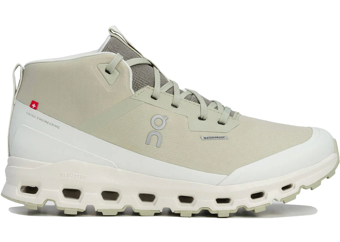 On Running Cloudroam Waterproof Chalk Ice