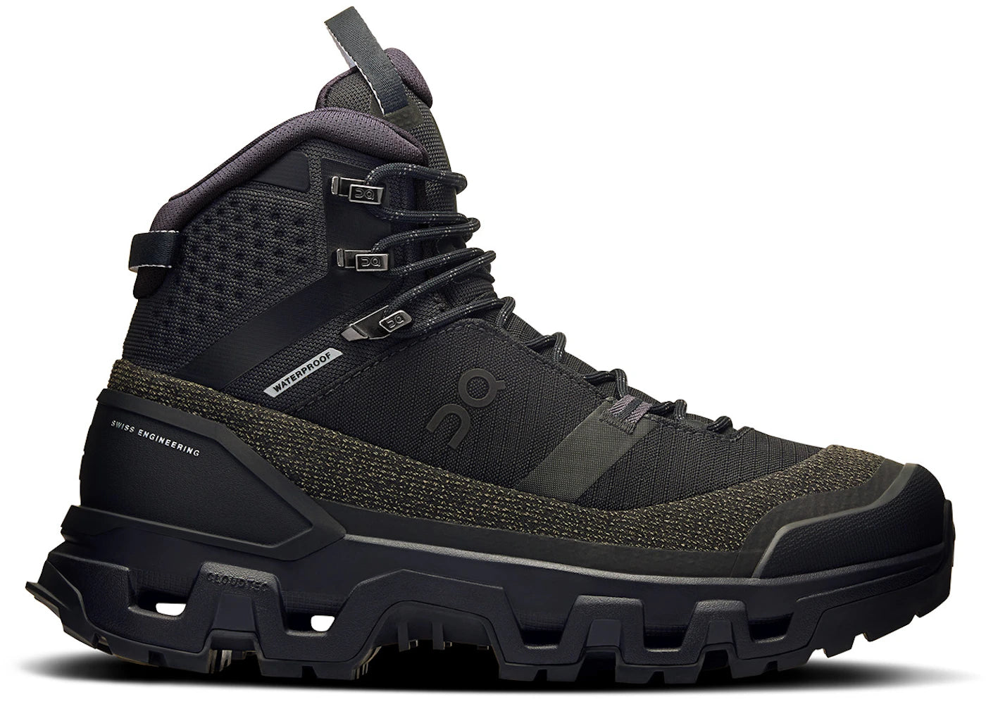 On Running Cloudrock Trek Waterproof Black (Women's)