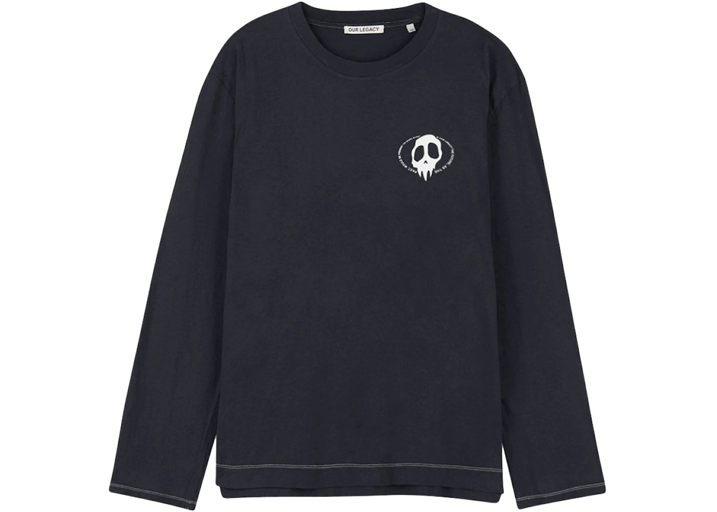 Our Legacy Box Stone Paper Scissors L/S T-shirt Black