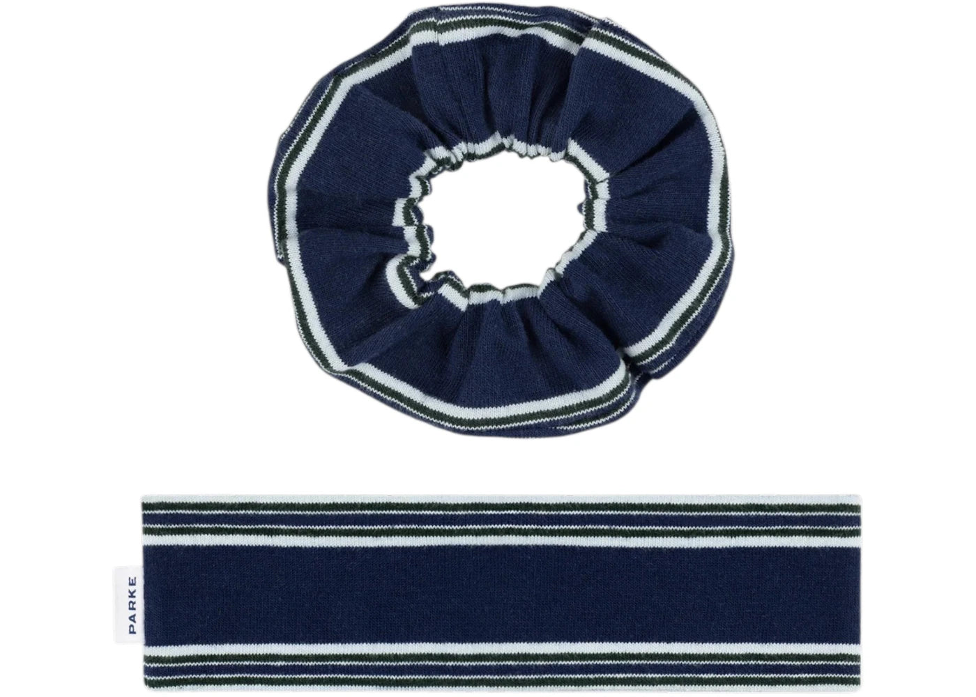 Parke Holiday Hair Set Snowflake Stripe