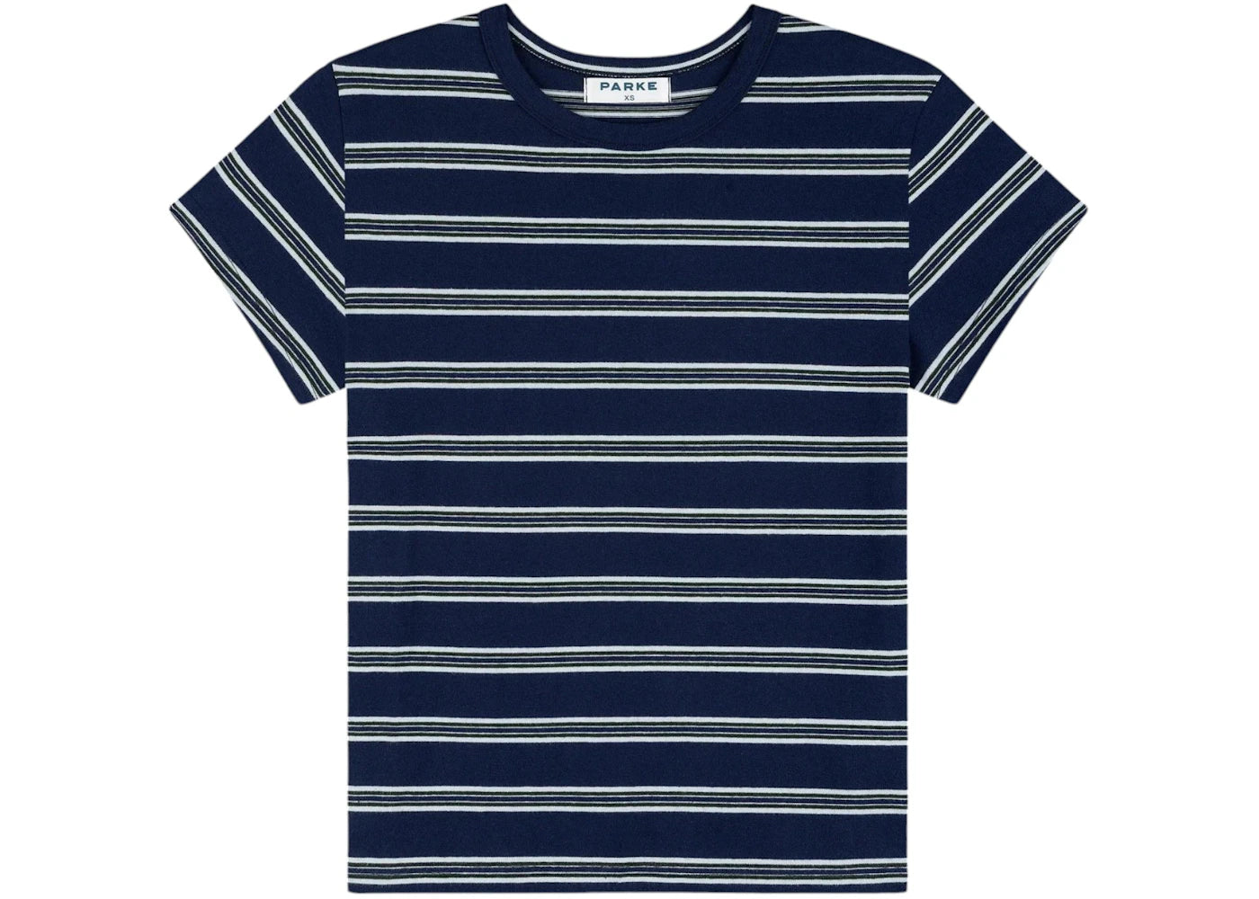 Parke Holiday Striped T-Shirt Snowflake Stripe