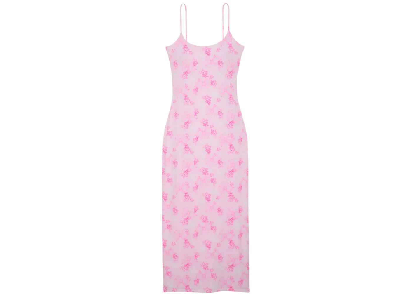 PINK x LoveShackFancy Beaux Icons Modal Midi Dress Beaux Icons