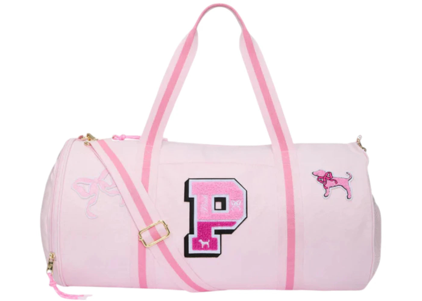 PINK x LoveShackFancy Duffle Bag Pink Tulip