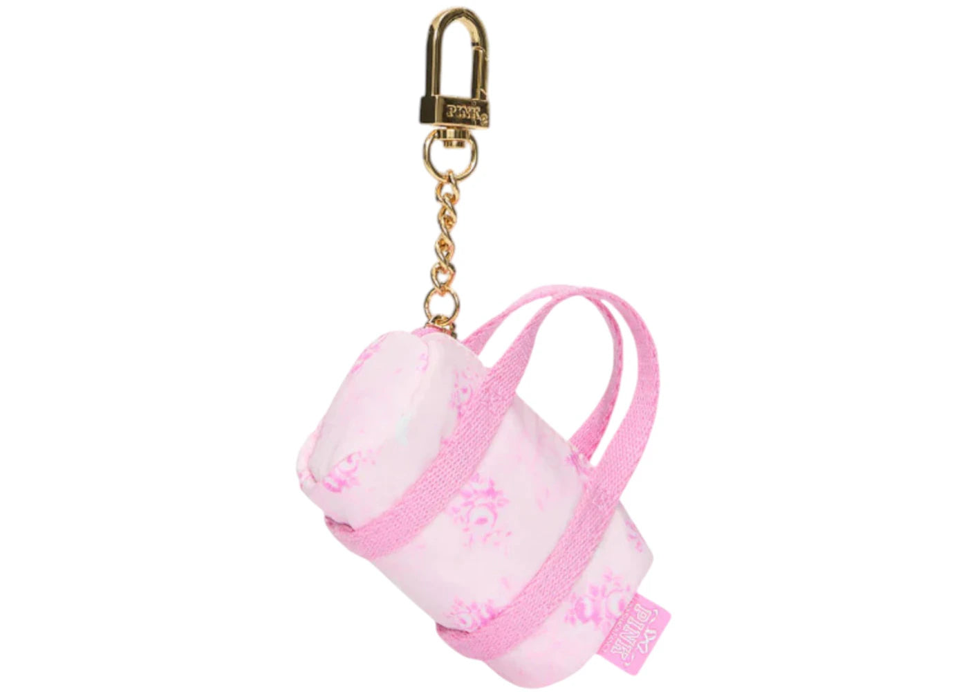 PINK x LoveShackFancy Mini Duffle Keychain Charm Beaux Icons