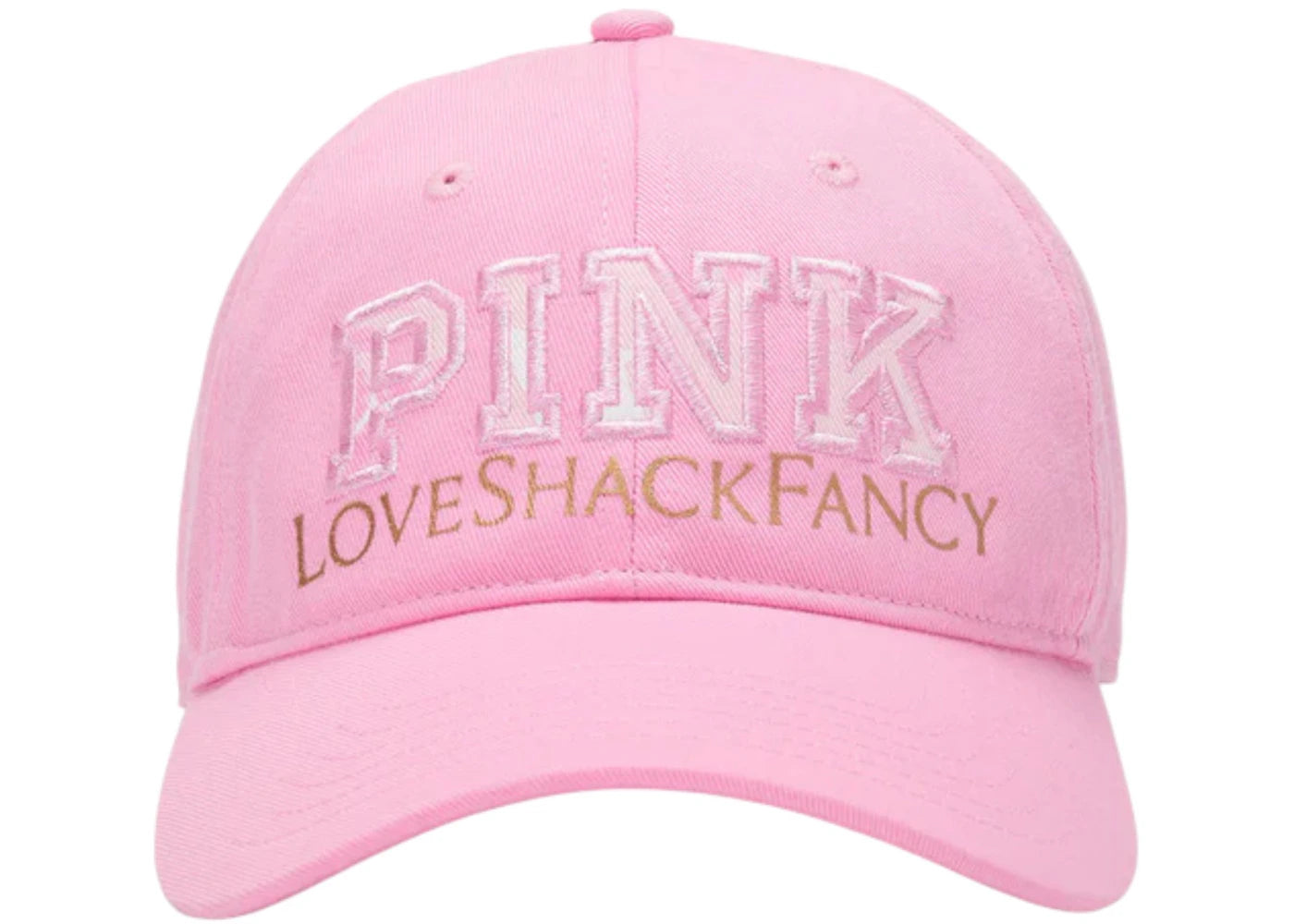 PINK x LoveShackFancy Pink Baseball Hat Pink Lollipop