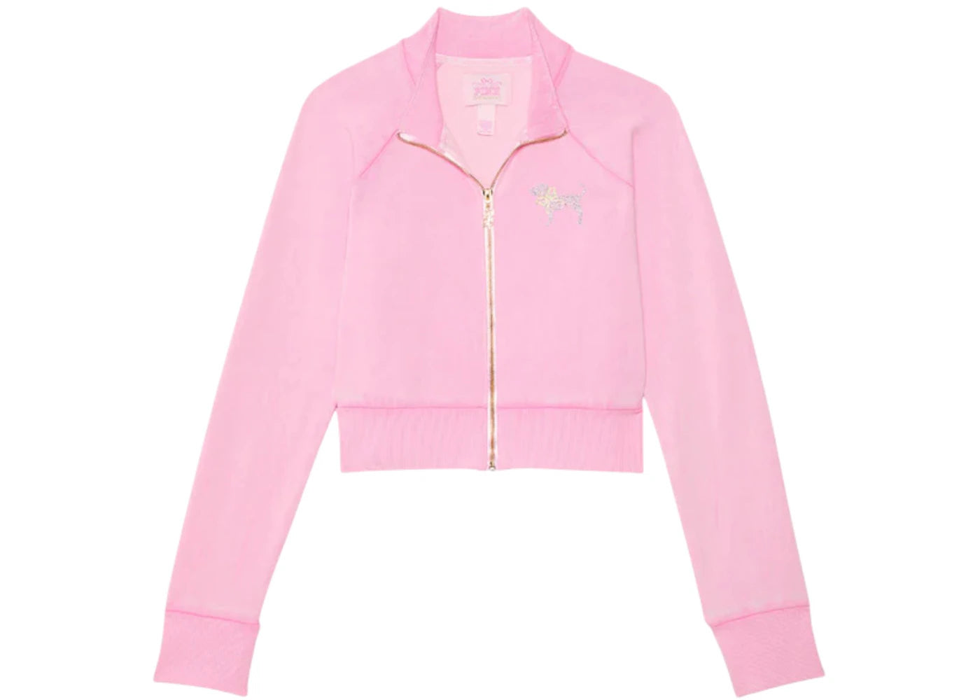 PINK x LoveShackFancy Reissued Full-Zip Sweatshirt Pink Lollipop