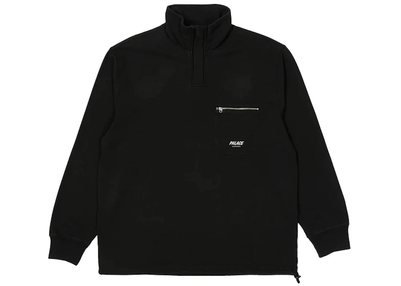 Palace 1/4 Zip 380 Funnel Neck Black