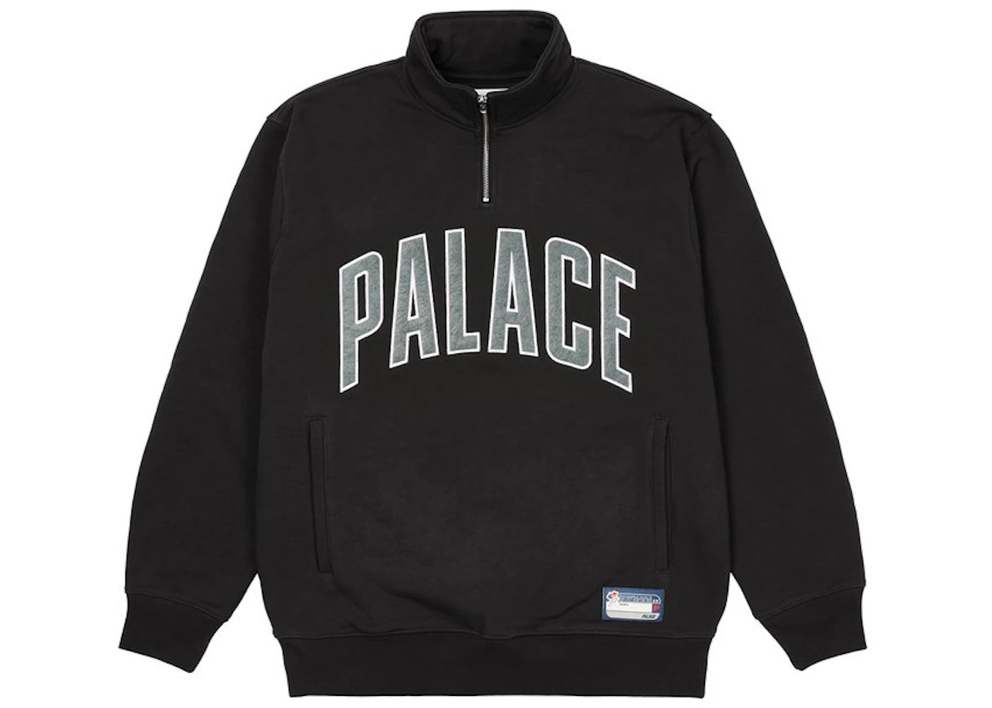 Palace 1/4 Zip Funnel Black