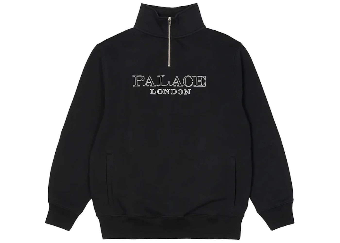 Palace 1/4 Zip Funnel (FW22) Black