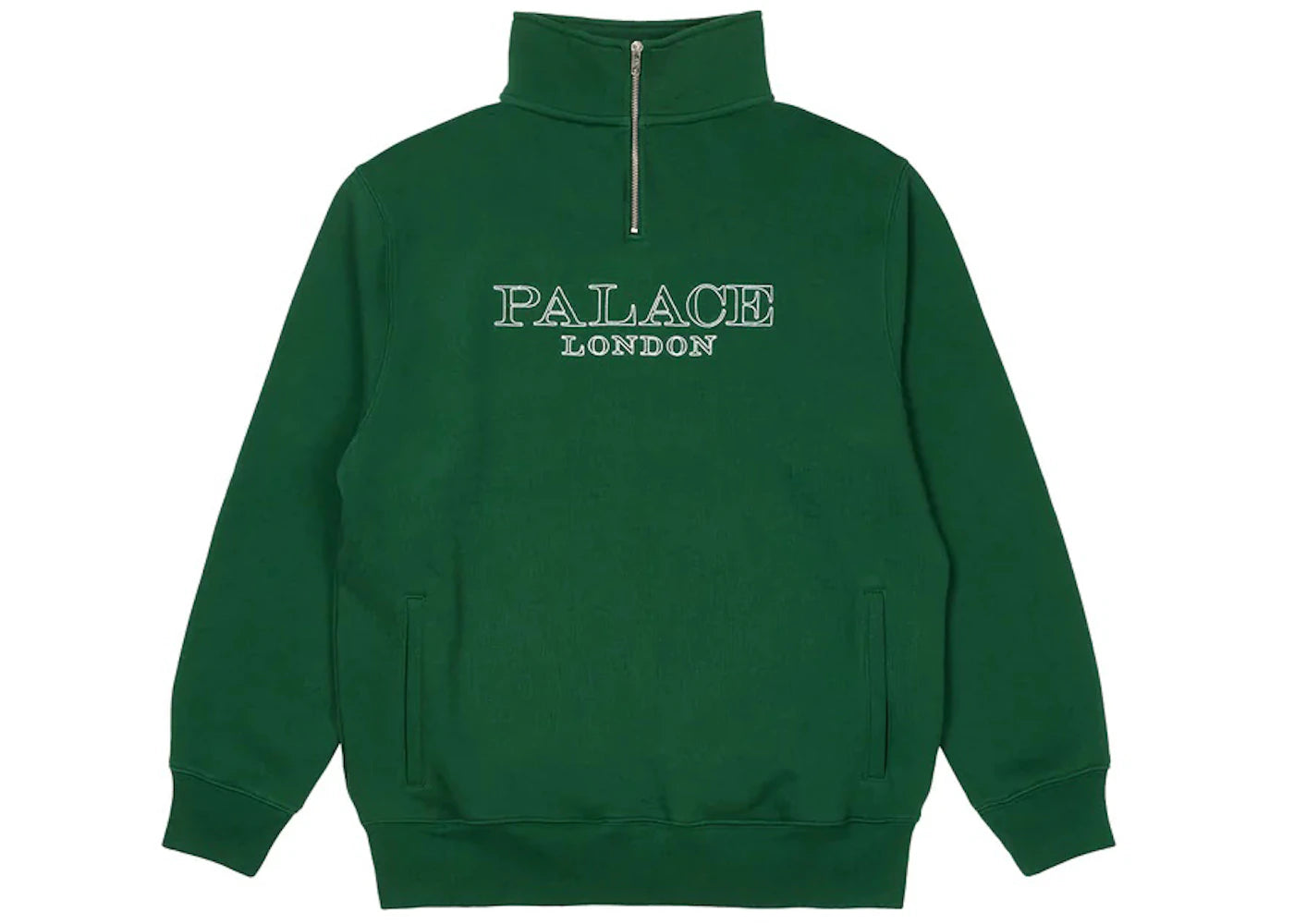 Palace 1/4 Zip Funnel (FW22) Green