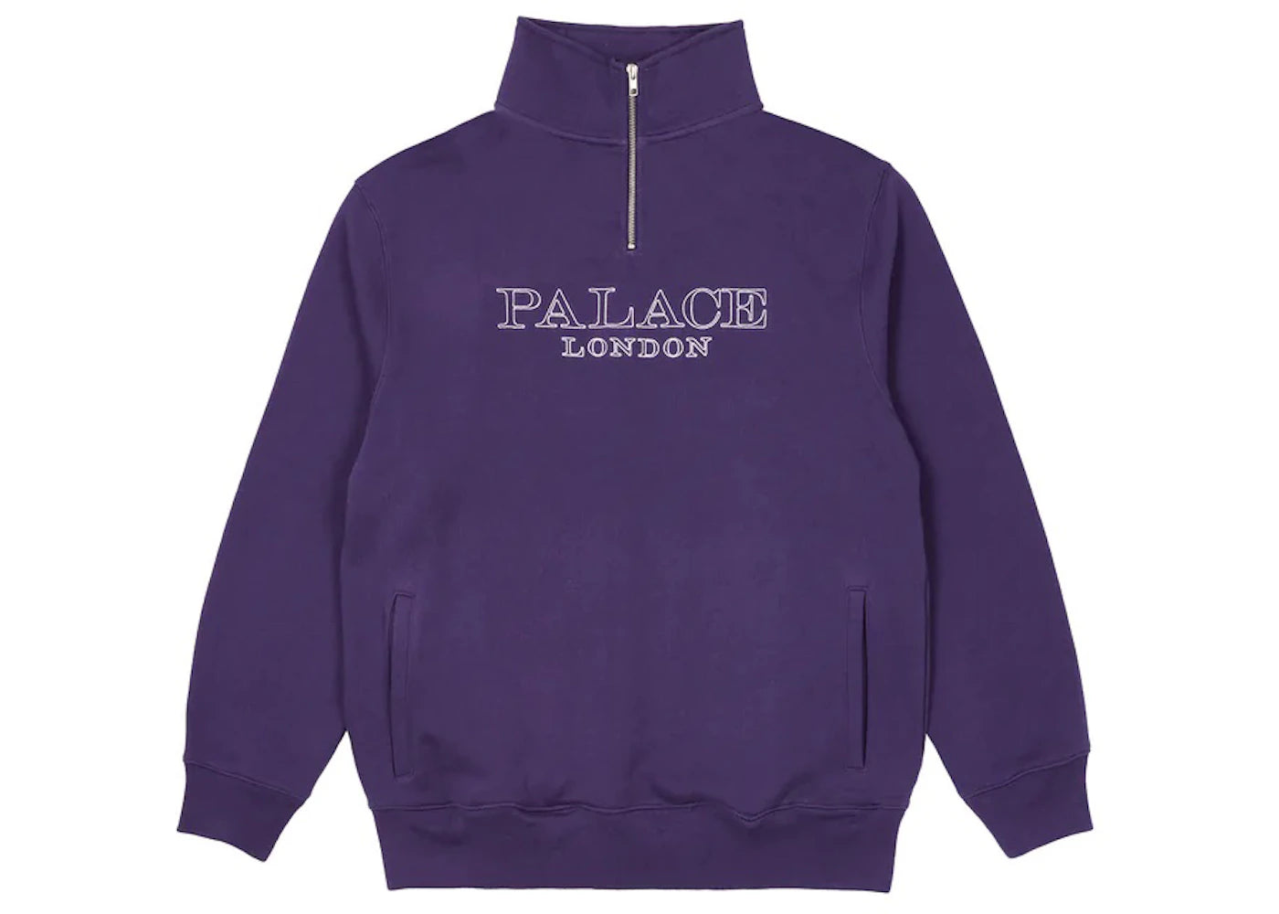 Palace 1/4 Zip Funnel (FW22) Purple