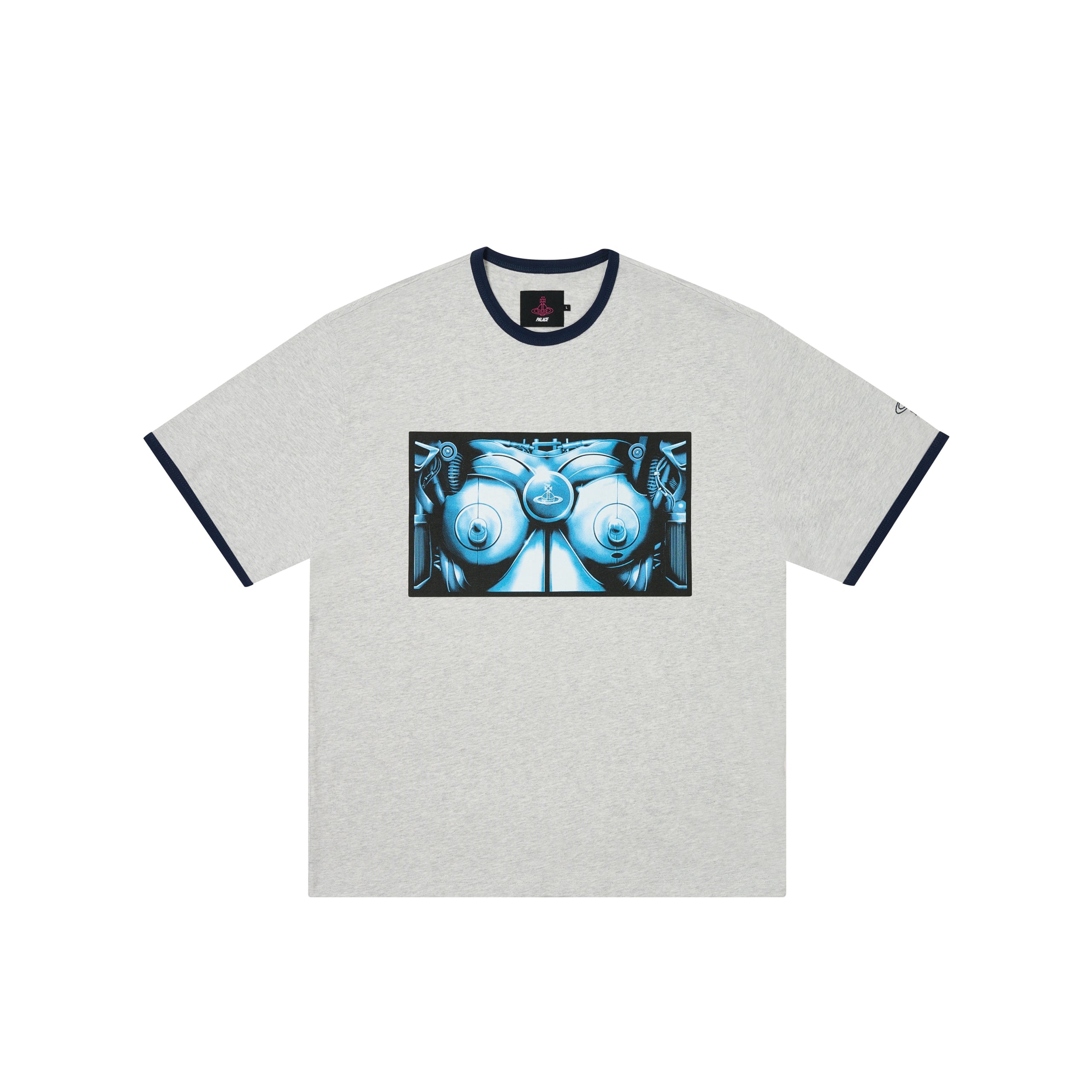Palace Vivienne Westwood Ringer T-shirt Grey