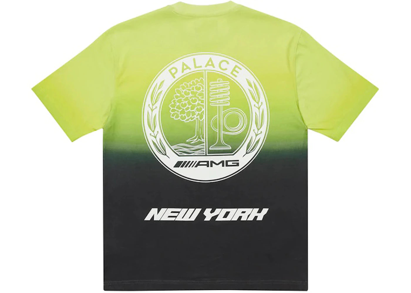 Palace AMG 2.0 New York T-shirt Black/Lime