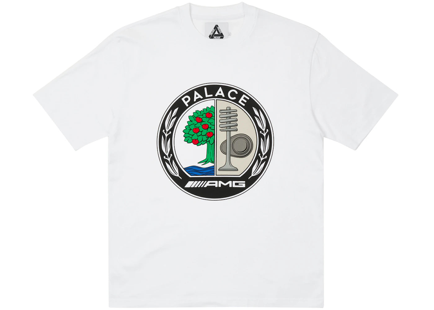 Palace AMG Emblem T-shirt White