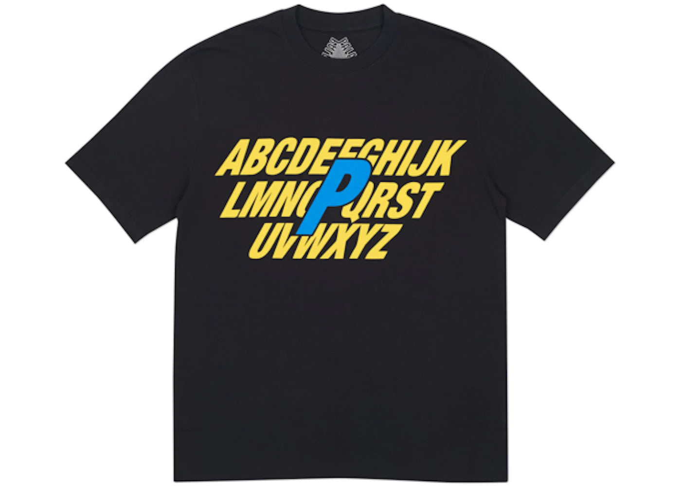 Palace Alpha T-shirt Black/Yellow/Blue