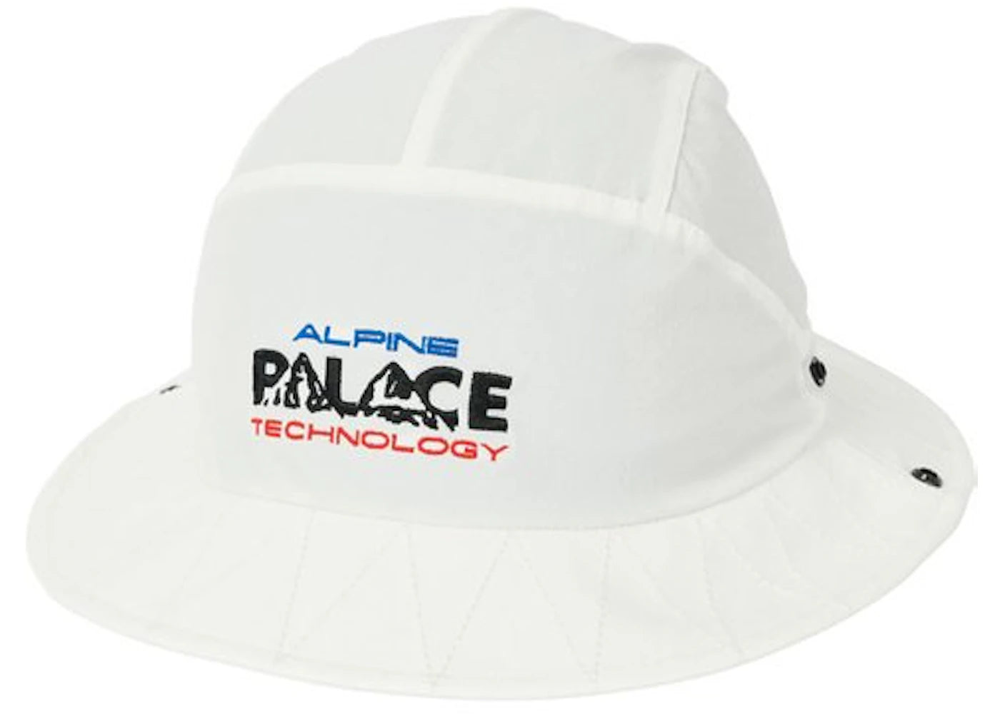 Palace Alpine Tech Bucket Hat White